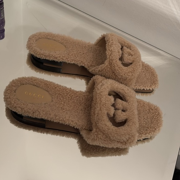 Gucci wool interlocking sandals! Size 41! - Picture 2 of 16